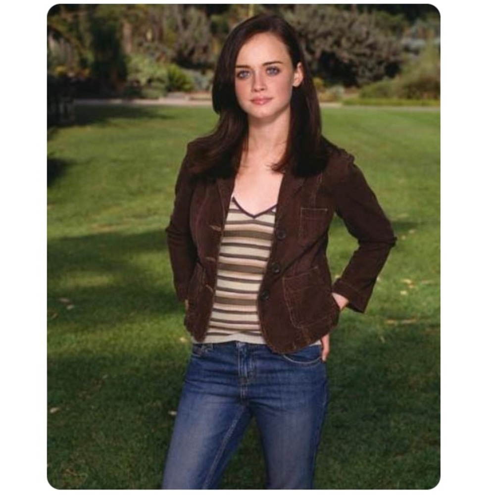 Brown corduroy Abercrombie jacket as seen on Gilmore Girls